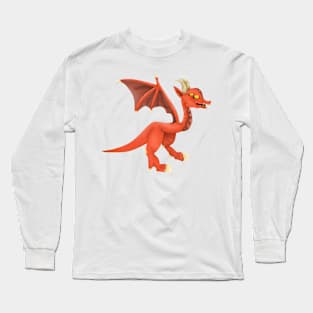 Red Wyvern Long Sleeve T-Shirt